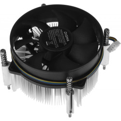 Кулер Digma D-CPC110-PWM3 92x92x25mm Soc-1200/1150/1151/1155 черный 4-pin 25dB Al+Cu 110W 350gr Ret [D-CPC110-PWM3]