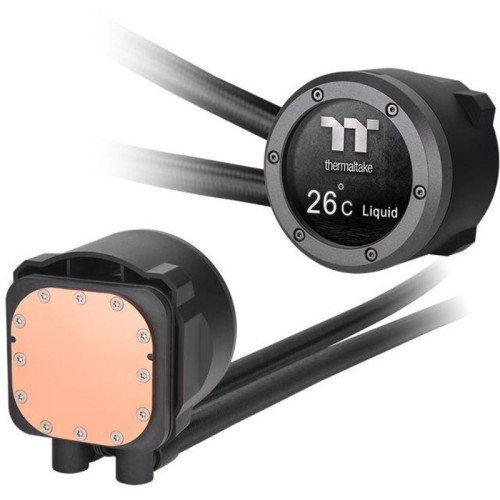 Система водяного охлаждения Thermaltake TH360 V2 Ultra ARGB Soc-AM5/AM4/1200/1700/1851 черный 4-pin 25.8dB Al+Cu LCD Ret (CL-W384-PL12SW-A) [CL-W384-PL12SW-A]
