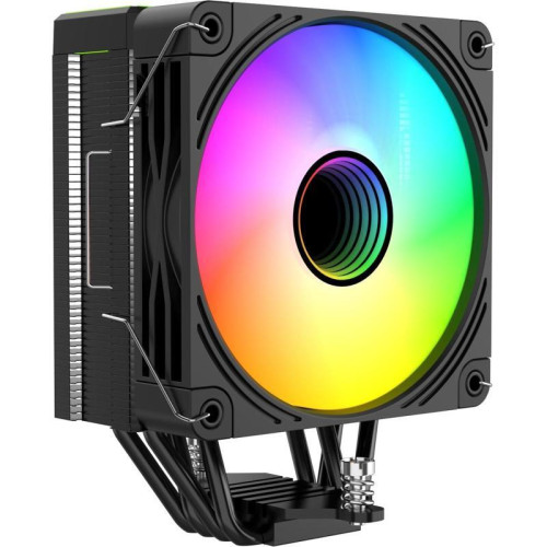 Кулер Bloody BD-AC205-ARGB1 ARGB Soc-AM5/AM4/1151/1200/2066/1700 черный 4-pin 14-26dB Al+Cu LCD 205W 513gr Ret (BD-AC205-ARGB1-BK) [BD-AC205-ARGB1-BK]
