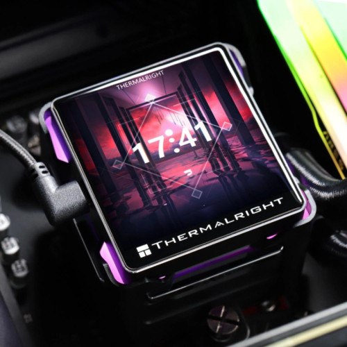 Система водяного охлаждения Thermalright Elite Vision 360 ARGB Soc-AM5/AM4/1200/1700/1851 черный 4-pin 27.7dB Al LCD Ret (E-VISION-360-BL-ARGB) Система водяного охлаждения Thermalright Elite Vision 360 ARGB Soc-AM5/AM4/1200/1700/1851 черный 4-pin 27.7dB Al LCD Ret (E-VISION-360-BL-ARGB)