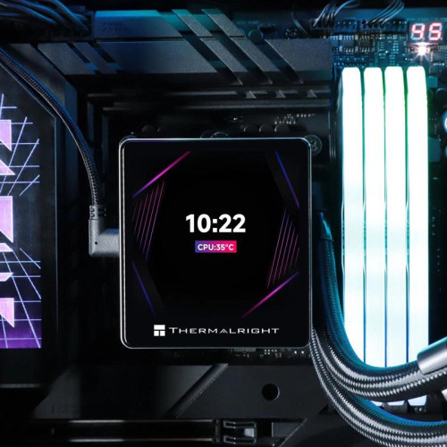 Система водяного охлаждения Thermalright Grand Vision 360 ARGB Soc-AM5/AM4/1151/1200/2066/2011/1700 черный 4-pin 29.4dB Al LCD Ret (G-VISION-360-BL-ARGB) Система водяного охлаждения Thermalright Grand Vision 360 ARGB Soc-AM5/AM4/1151/1200/2066/2011/1700 черный 4-pin 29.4dB Al LCD Ret (G-VISION-360-BL-ARGB)