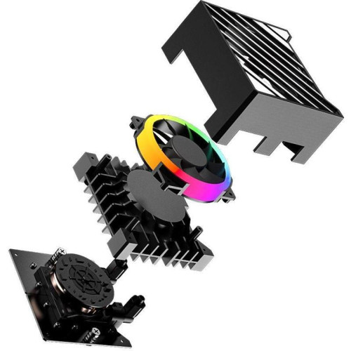 Система водяного охлаждения ID-Cooling Dashflow 360 XT Pro ARGB Soc-AM5/AM4/1200/1700/1851 черный 4-pin 32.5dB Al 350W Ret