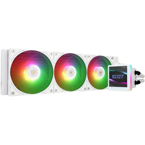 Система водяного охлаждения Thermalright Grand Vision 360 ARGB Soc-AM5/AM4/1151/1200/2066/2011/1700 белый 4-pin 29.6dB Al LCD Ret (G-VISION-360-WH-ARGB)