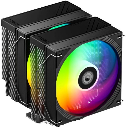 Устройство охлаждения(кулер) ID-Cooling Frozn A620 Pro Se ARGB Soc-AM5/AM4/1200/1700/1851 черный 4-pin 15-27.2dB Al+Cu 260W 1020gr Ret (FROZN A620 PRO SE ARGB)