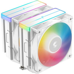 Устройство охлаждения(кулер) Deepcool AG620 Wh V2 ARGB Soc-AM5/AM4/1200/1700/1851 белый 4-pin 15-29.4dB Al+Cu 260W 1330gr Ret (R-AG620-WHAMMN-GJD)