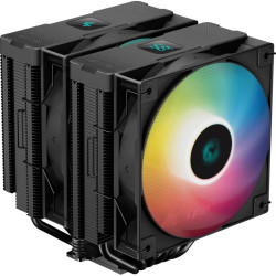 Кулер Deepcool AG620 Digital Bk ARGB Soc-AM5/AM4/1200/1700/1851 черный/белый 4-pin 29.4dB Al+Cu LCD 260W 1370gr Ret (R-AG620-BKADMN-G-2) [R-AG620-BKADMN-G-2]