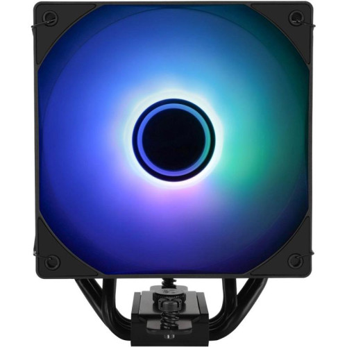 Устройство охлаждения(кулер) Thermalright Assassin Spirit 120 Vision ARGB Soc-AM5/AM4/1200/1700/1851 черный 4-pin 25.6dB Al+Cu LCD Ret (AS120-VISION-BL-ARGB)