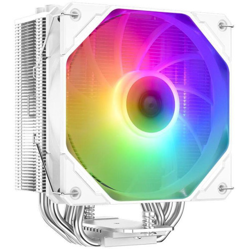 Кулер ID-Cooling SE-224-XTS ARGB Soc-AM5/AM4/1200/1700/1851 белый 4-pin + 3-pin 29dB Al+Cu 650gr Ret (SE-224-XTS ARGB WHITE) [SE-224-XTS ARGB WHITE]