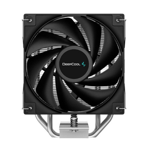 Кулер Deepcool AG400 Soc-AM5/AM4/1200/1700/1851 серебристый/черный 4-pin 18-31.6dB Al+Cu 220W 614gr Ret (R-AG400-BKNNMN-G-1) [R-AG400-BKNNMN-G-1]