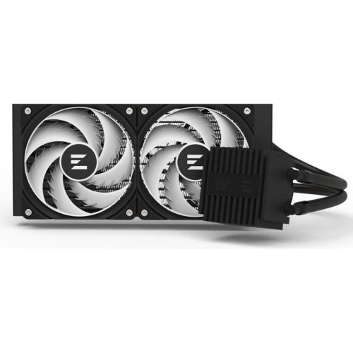 Система водяного охлаждения Zalman Alpha2 A24 ARGB Soc-AM5/AM4/1200/1700/1851 черный 4-pin 29.7dB Al+Cu LCD 2000gr Ret (ALPHA2 A24 BLACK) [ALPHA2 A24 BLACK]