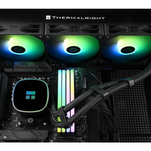 Система водяного охлаждения Thermalright Frozen Horizon 360 V2 ARGB Soc-AM5/AM4/1200/1700/1851 черный 4-pin 29.5dB Al Ret (F-HORIZON-360-BL-V2)