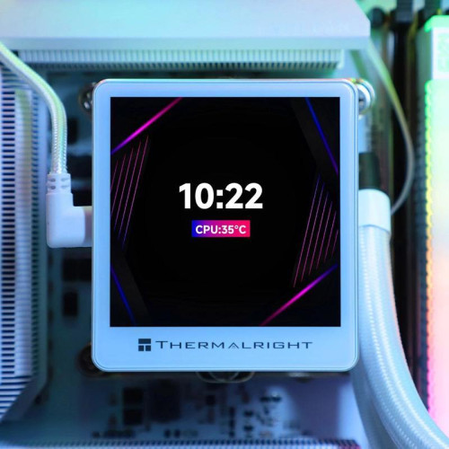 Система водяного охлаждения Thermalright Grand Vision 360 ARGB Soc-AM5/AM4/1151/1200/2066/2011/1700 белый 4-pin 29.6dB Al LCD Ret (G-VISION-360-WH-ARGB)