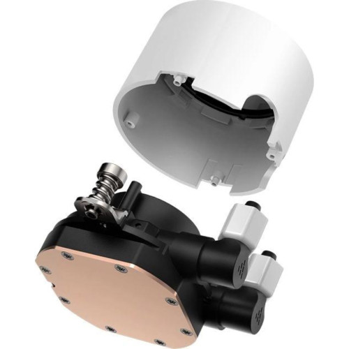 Система водяного охлаждения PcCooler DA360 WH ARGB Soc-AM5/AM4/1200/1700/1851 белый 4-pin Al 300W Ret (DA360-WHAWXX-GL) [DA360-WHAWXX-GL]
