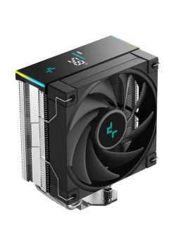 Устройство охлаждения(кулер) Deepcool AK400 Digital SE Soc-AM5/AM4/1200/1700/1851 черный 4-pin 19-28dB Al+Cu LCD 220W 812gr Ret (R-AK400-BKADMN-GJD)