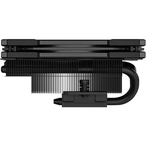 Кулер для процессора/ CPU Cooler ID-COOLING IS-55 BLACK (150W, 4-pin PWM, 55mm, Al/Cu, 5x6mm, 1x120mm, 54.6CFM, 31.2dBA, 2000RPM, S: 1851/1700/1200/115X, AM5/AM4, Black)