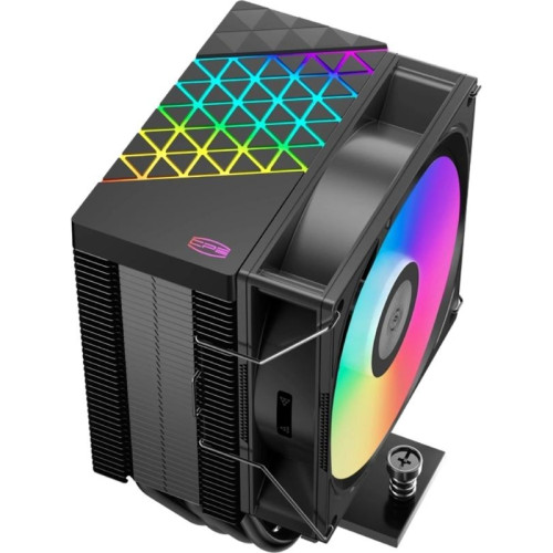 Кулер PcCooler R400 ARGB Soc-AM5/AM4/1200/1700/1851 черный 4-pin 18-30dB Al+Cu 180W Ret (R400-BKAWYX-US)