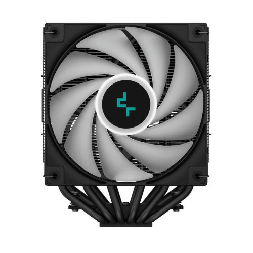 Кулер Deepcool AG620 Digital Bk ARGB Soc-AM5/AM4/1200/1700/1851 черный/белый 4-pin 29.4dB Al+Cu LCD 260W 1370gr Ret (R-AG620-BKADMN-G-2) [R-AG620-BKADMN-G-2]