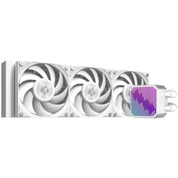 Система водяного охлаждения ID-Cooling DX360 Max Soc-AM5/AM4/1200/1700/1851 белый 4-pin 32.5dB Al+Cu 350W Ret (DX360 MAX WHITE)