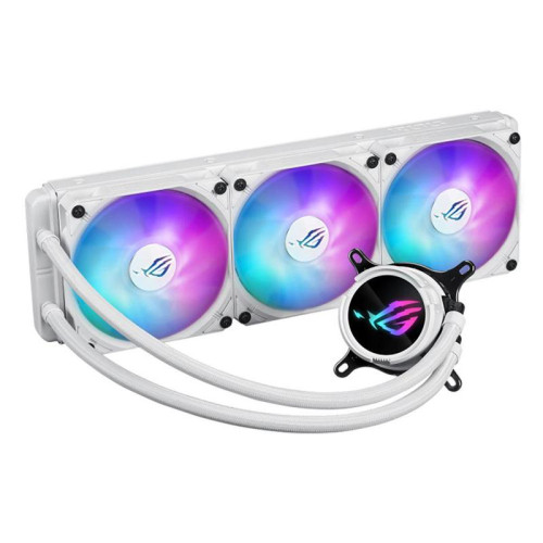 Система водяного охлаждения Asus ROG Strix LC III 360 ARGB White Edition ARGB Soc-AM5/AM4/1200/1700/1851 белый 4-pin 36dB Al LCD 300W Ret (90RC00T2-M0UAY0) Система водяного охлаждения Asus ROG Strix LC III 360 ARGB White Edition ARGB Soc-AM5/AM4/1200/1700/1851 белый 4-pin 36dB Al LCD 300W Ret (90RC00T2-M0UAY0)