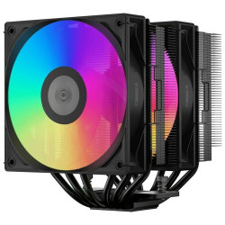 Устройство охлаждения(кулер) PcCooler RT620 ARGB Soc-AM5/AM4/1151/1200/2066/1700 черный 4-pin 28-32dB Al+Cu 265W Ret (RT620-BKAWXX-GL)
