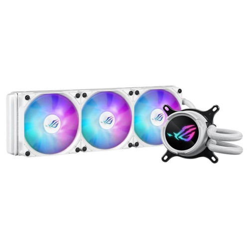 Система водяного охлаждения Asus ROG Strix LC III 360 ARGB White Edition ARGB Soc-AM5/AM4/1200/1700/1851 белый 4-pin 36dB Al LCD 300W Ret (90RC00T2-M0UAY0) Система водяного охлаждения Asus ROG Strix LC III 360 ARGB White Edition ARGB Soc-AM5/AM4/1200/1700/1851 белый 4-pin 36dB Al LCD 300W Ret (90RC00T2-M0UAY0)