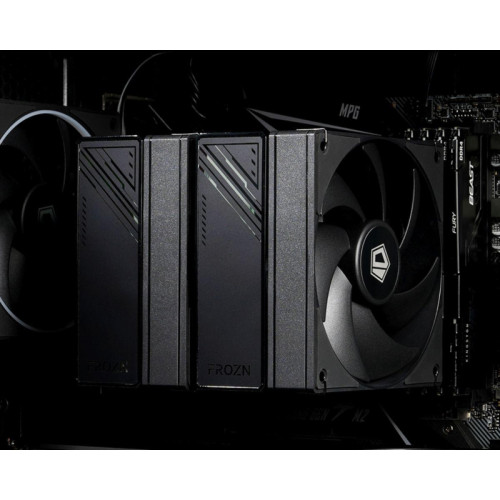 Кулер ID-Cooling Frozn A620 Soc-AM5/AM4/1200/1700/1851 черный 4-pin 29.85dB Al+Cu 270W 1190gr Ret (FROZN A620 BLACK) [FROZN A620 BLACK]