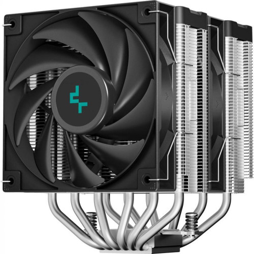 Кулер Deepcool AG620 Digital Soc-AM5/AM4/1151/1200/2066/1700 черный 4-pin 29.4dB Al+Cu LCD 260W 1370gr Ret (R-AG620-BKNDMN-G-1) [R-AG620-BKNDMN-G-1]