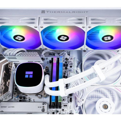 Система водяного охлаждения Thermalright Frozen Horizon 360 V2 ARGB Soc-AM5/AM4/1200/1700/1851 белый 4-pin 29.5dB Al Ret (F-HORIZON-360-WH-V2)