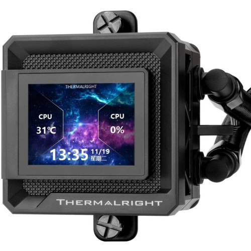 Система водяного охлаждения Thermalright Frozen Warframe SE 360 ARGB Soc-AM5/AM4/1151/1200/2066/2011/1700 черный 4-pin 29.8dB Al LCD Ret (F-WFRAME-SE-360-BL-ARGB)