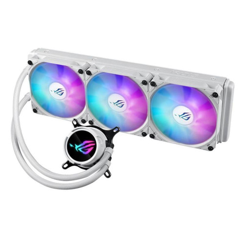 Система водяного охлаждения Asus ROG Strix LC III 360 ARGB White Edition ARGB Soc-AM5/AM4/1200/1700/1851 белый 4-pin 36dB Al LCD 300W Ret (90RC00T2-M0UAY0) Система водяного охлаждения Asus ROG Strix LC III 360 ARGB White Edition ARGB Soc-AM5/AM4/1200/1700/1851 белый 4-pin 36dB Al LCD 300W Ret (90RC00T2-M0UAY0)