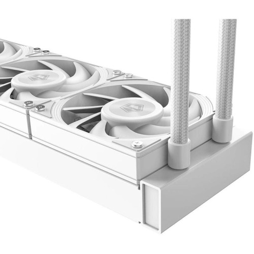 Система водяного охлаждения ID-Cooling DX360 Max Soc-AM5/AM4/1200/1700/1851 белый 4-pin 32.5dB Al+Cu 350W Ret (DX360 MAX WHITE)
