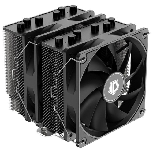 Кулер ID-Cooling SE-206-XT Soc-AM5/AM4/1151/1200/2066/1700 черный 4-pin 15-35dB Al+Cu 250W 1100gr Ret [SE-206-XT]