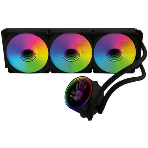 Система водяного охлаждения Bloody BD-LC360ARGB1 ARGB Soc-AM5/AM4/1151/1200/2066/1700 черный 4-pin 22-35dB Al+Cu 300W 1500gr Ret (BD-LC360ARGB1-BK) [BD-LC360ARGB1-BK]