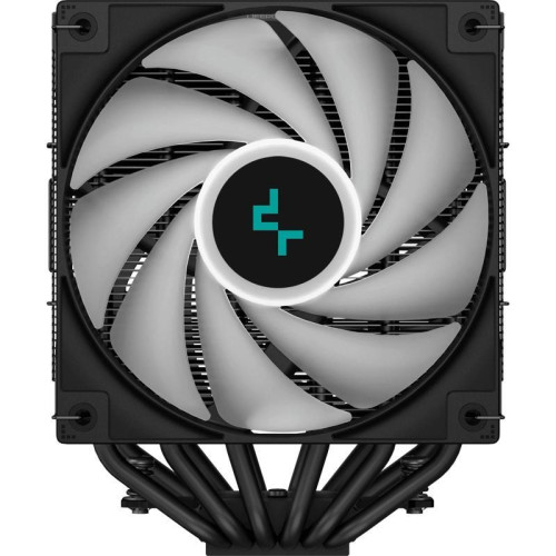 Кулер Deepcool AG620 Digital Bk ARGB Soc-AM5/AM4/1200/1700/1851 черный/белый 4-pin 29.4dB Al+Cu LCD 260W 1370gr Ret (R-AG620-BKADMN-G-2) [R-AG620-BKADMN-G-2]