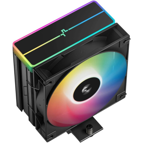 Устройство охлаждения(кулер) Deepcool AG400 Bk V2 ARGB Soc-AM5/AM4/1200/1700/1851 черный 4-pin 31.6dB Al+Cu 220W 643gr Ret (R-AG400-BKAMMN-GJD)