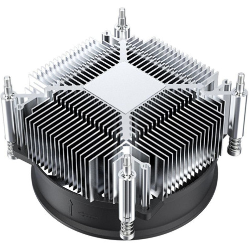 Кулер ID-Cooling DK-19 PWM Soc-1700/1851 черный 4-pin 14-26dB Al 95W 340gr Ret [DK-19 PWM]
