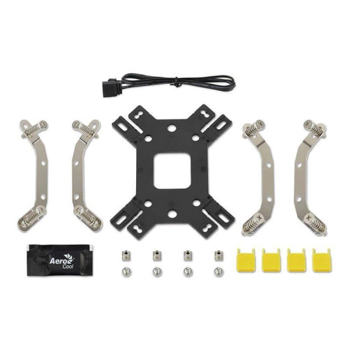 Кулер Aerocool Cylon 4F ARGB Soc-AM5/AM4/1200/1700/1851 черный 4-pin 14-26dB Al+Cu 145W 550gr Ret (CYLON 4F ARGB PWM 4P) [CYLON 4F ARGB PWM 4P]