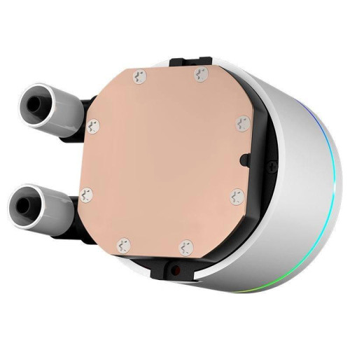 Система водяного охлаждения PcCooler DA360 Pro Digital WH ARGB Soc-AM5/AM4/1200/1700/1851 белый 4-pin Al LCD 300W Ret (DA360PRO-WHAWXL-GL)