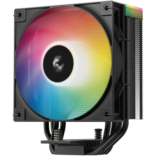 Устройство охлаждения(кулер) Deepcool AG400 Bk V2 ARGB Soc-AM5/AM4/1200/1700/1851 черный 4-pin 31.6dB Al+Cu 220W 643gr Ret (R-AG400-BKAMMN-GJD)