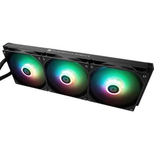 Система водяного охлаждения Thermalright Frozen Warframe 420 ARGB Soc-AM5/AM4/1200/1700/1851 черный 4-pin 29.8dB Al LCD Ret (F-WFRAME-420-BL-ARGB)