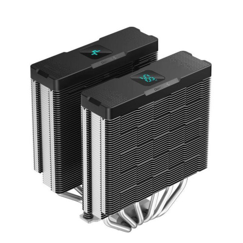 Кулер Deepcool AG620 Digital Soc-AM5/AM4/1151/1200/2066/1700 черный 4-pin 29.4dB Al+Cu LCD 260W 1370gr Ret (R-AG620-BKNDMN-G-1) [R-AG620-BKNDMN-G-1]