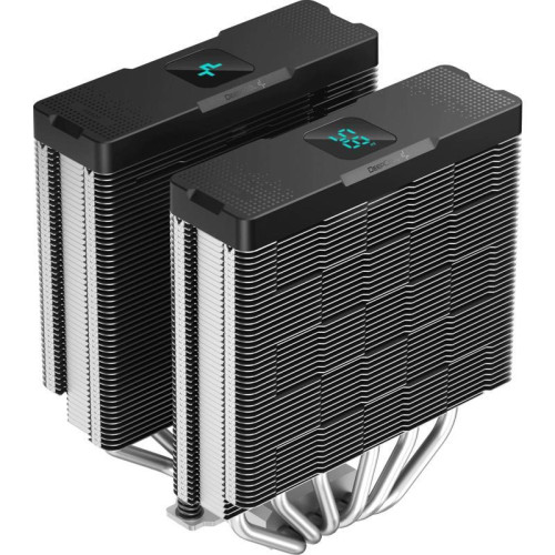 Кулер Deepcool AG620 Digital Soc-AM5/AM4/1151/1200/2066/1700 черный 4-pin 29.4dB Al+Cu LCD 260W 1370gr Ret (R-AG620-BKNDMN-G-1) [R-AG620-BKNDMN-G-1]
