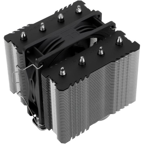 Кулер для процессора/ Thermalright Peerless Assassin 90 SE (4-pin PWM, 110mm, Ni/Cu, 4x6mm, 1x92mm, 32.77CFM, 23.85dBA, 2200RPM, S: 1200, 1700, 1851, 115X, AM4, AM5, silver, black)