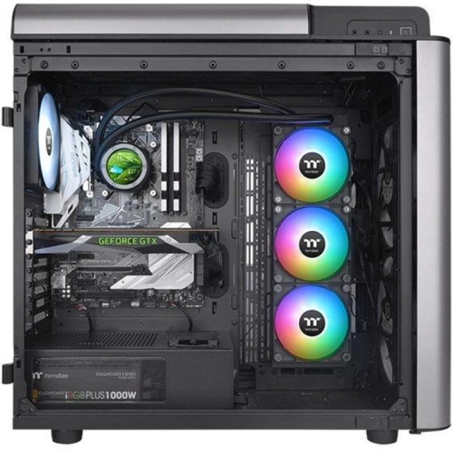 Система водяного охлаждения Thermaltake TH360 V2 Ultra ARGB Soc-AM5/AM4/1200/1700/1851 черный 4-pin 25.8dB Al+Cu LCD Ret (CL-W384-PL12SW-A) [CL-W384-PL12SW-A]