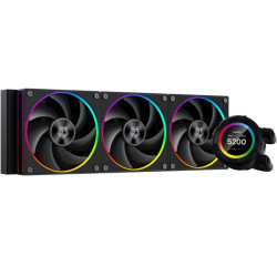 Система водяного охлаждения ID-Cooling SL360 ARGB Soc-AM5/AM4/1200/1700/1851 черный 4-pin 14-30dB Al+Cu LCD 350W Ret [SL360]