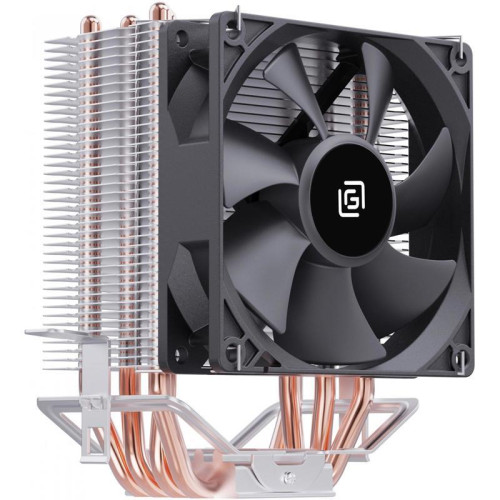 Кулер Oklick OG-CPC130-1 90x90x25mm Soc-AM4/1151/1200 черный 3-pin 18-23dB Al+Cu 130W 453gr Ret [OG-CPC130-1]