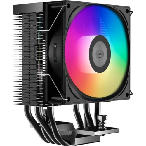 Кулер PcCooler R400 ARGB Soc-AM5/AM4/1200/1700/1851 черный 4-pin 18-30dB Al+Cu 180W Ret (R400-BKAWYX-US)