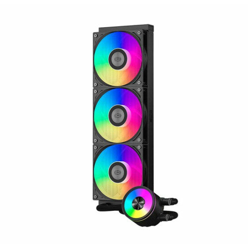 Система водяного охлаждения PcCooler DA360 Pro ARGB Soc-AM5/AM4/1200/1700/1851 черный 4-pin 33.8dB Al 300W Ret (DA360PRO-BKAWXX -GL)