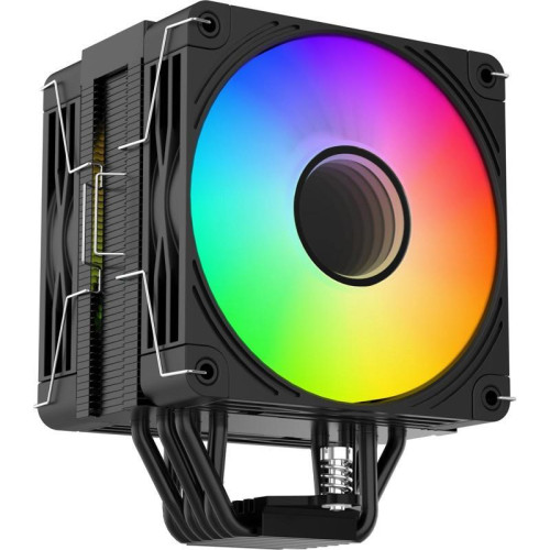 Устройство охлаждения(кулер) Bloody BD-AC230-ARGB1 ARGB Soc-AM5/AM4/1200/1700/1851 черный 4-pin 22-32dB Al+Cu LCD 230W 715gr Ret (BD-AC230-ARGB1-BK)