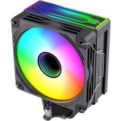 Кулер Bloody BD-AC205-ARGB1 ARGB Soc-AM5/AM4/1151/1200/2066/1700 черный 4-pin 14-26dB Al+Cu LCD 205W 513gr Ret (BD-AC205-ARGB1-BK) [BD-AC205-ARGB1-BK]
